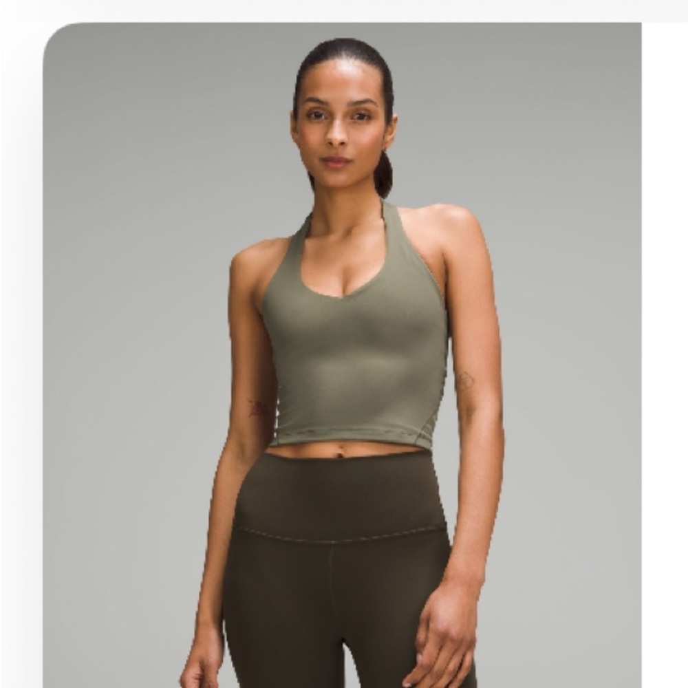 Lululemon Halter Top - Army Green